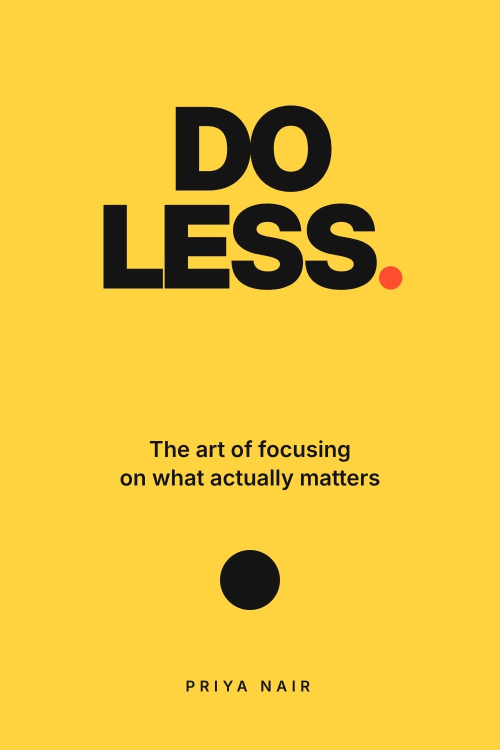 book Do Less