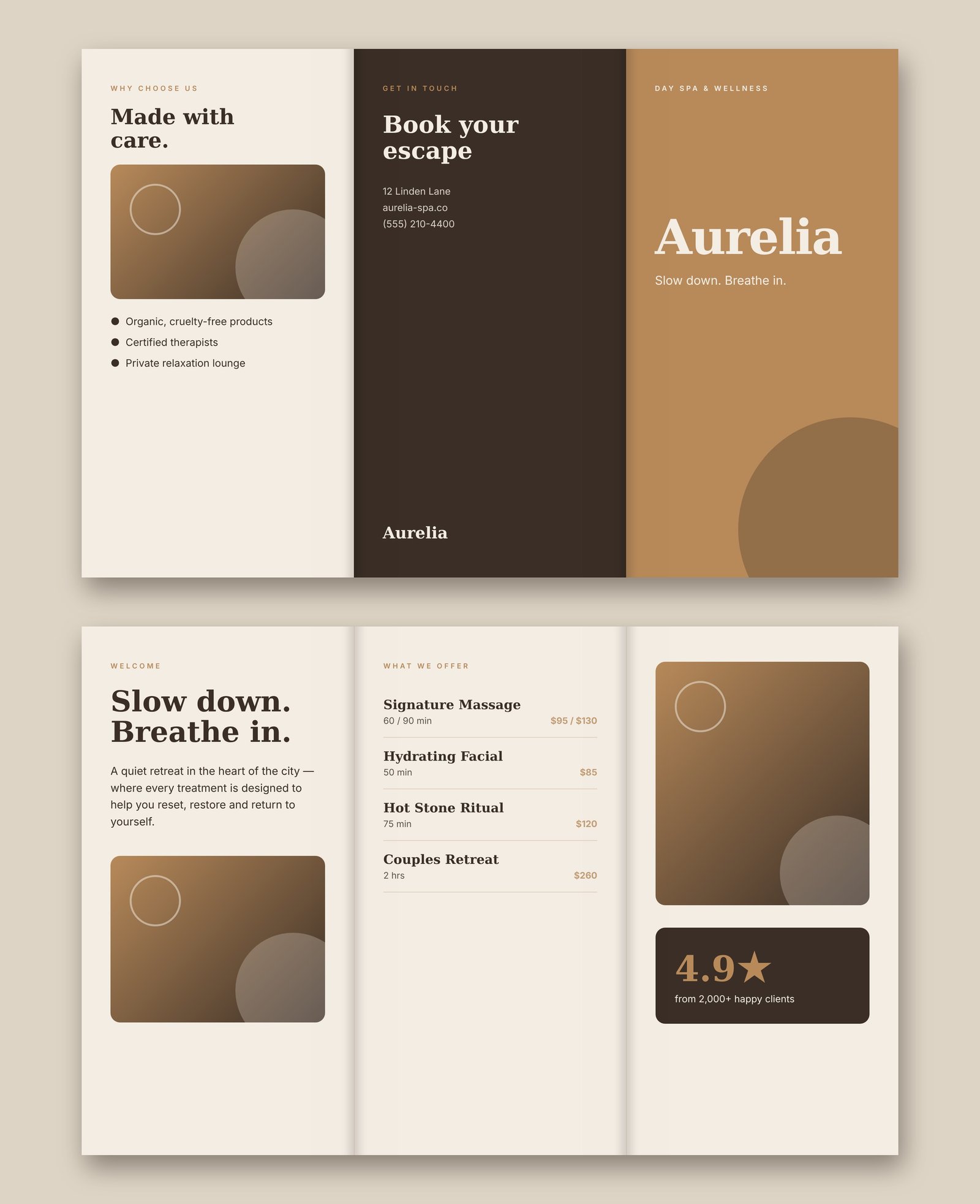 Aurelia Spa Brochure