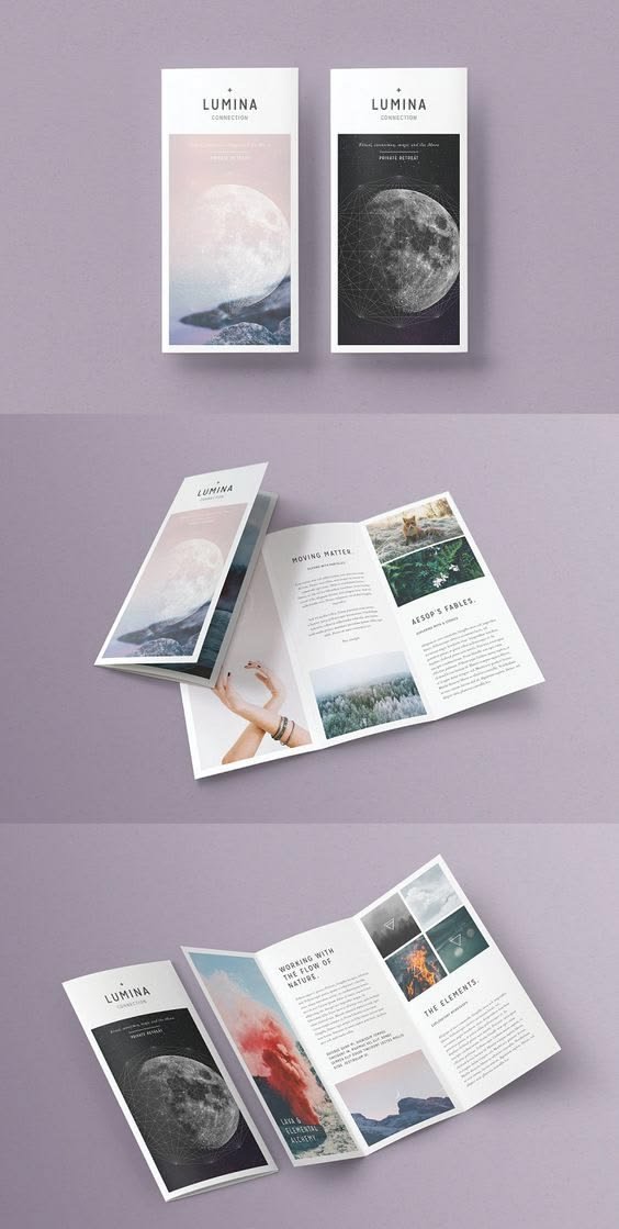 Modern Trifold Brochure Print Design