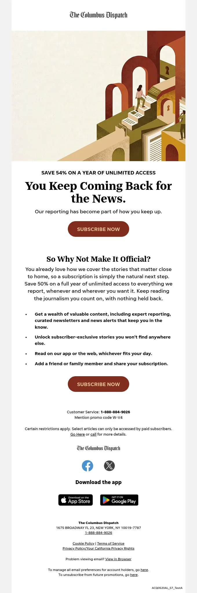 the columbus dispatch subscription promo