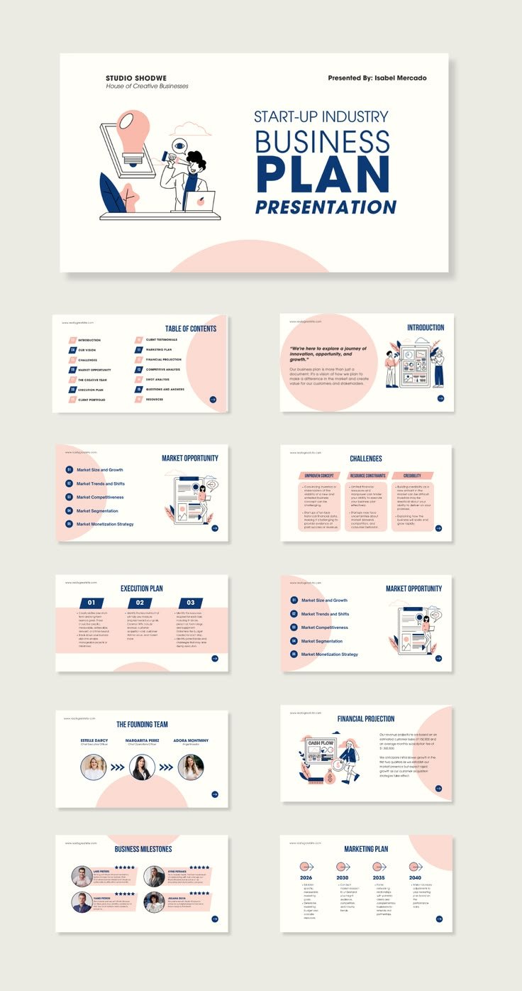 Startup Success A Free Canva Presentation Templa...